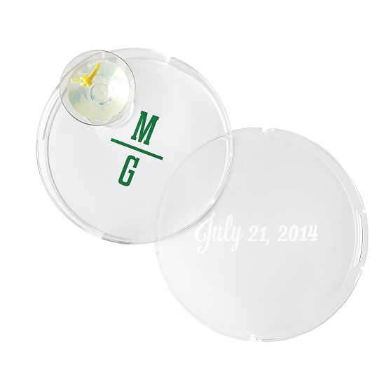 Round Acrylic Tray Mark and Graham