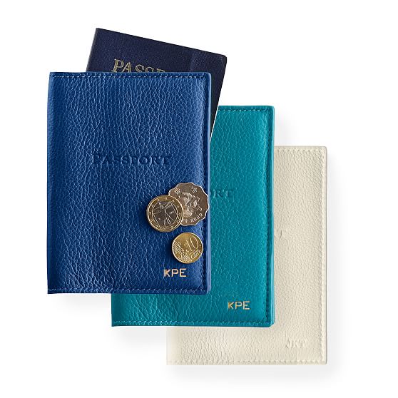 Leather Passport Case Mark and Graham