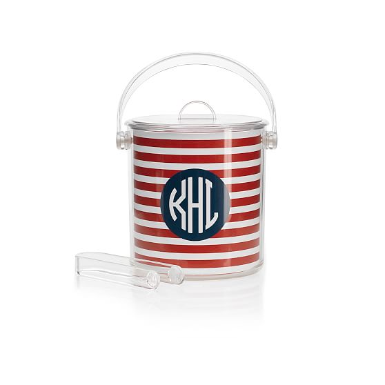 Lucite Ice Bucket Mark and Graham