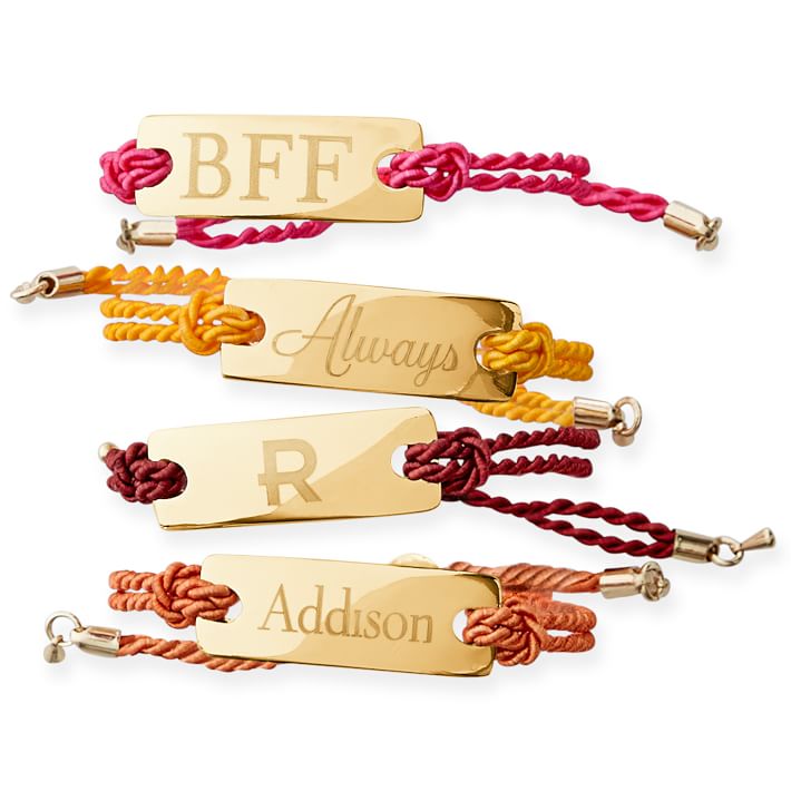 Cute monogrammed bracelets