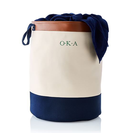 Canvas Laundry Hamper Mark and Graham