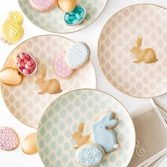 modern.southern.home.easter blush salad plat