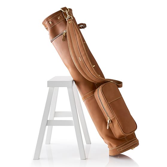 Leather Sunday Golf Bag Mark and Graham