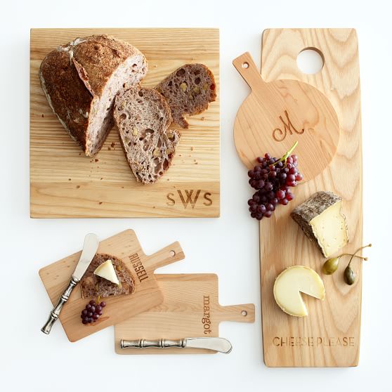 Monogrammed Mini Cheese Board