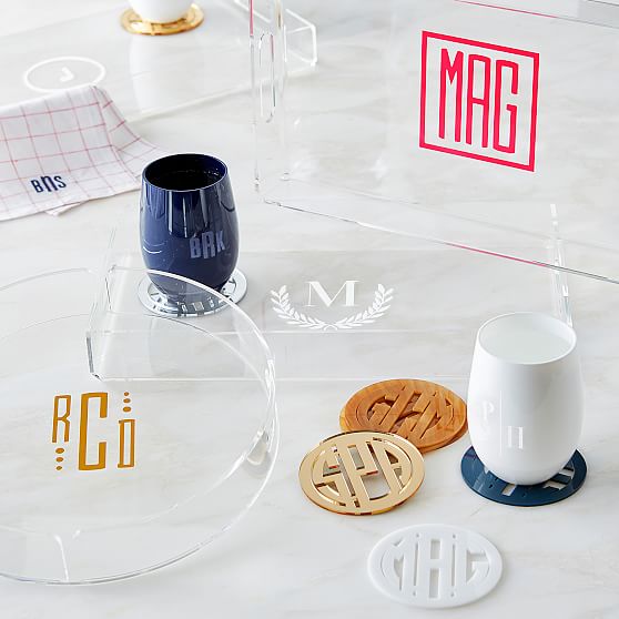 Graphic Rectangular Acrylic Tray | Mark and Graham