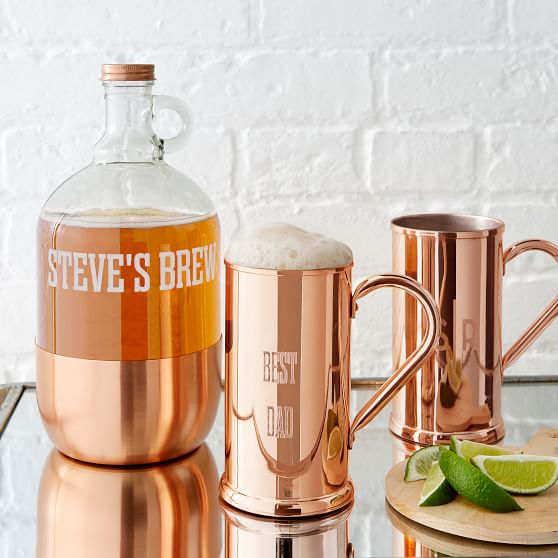 Copper Beer Mug Mark and Graham