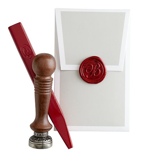 initial wax seal with