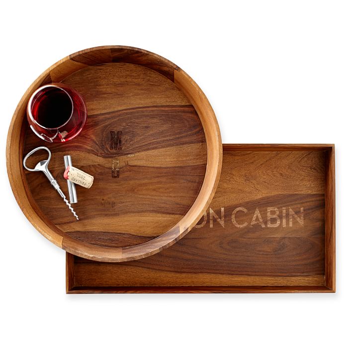 Acacia Circular Tray Mark And Graham