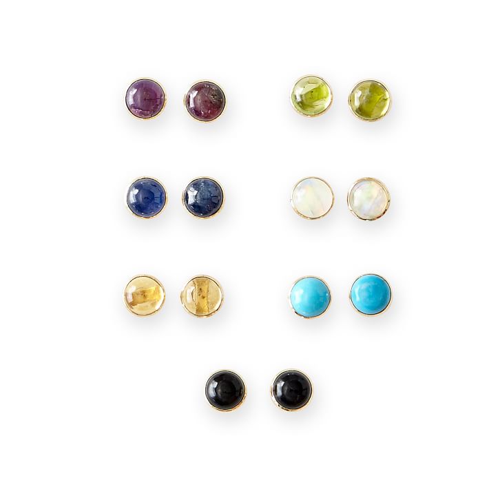 Ariel Gordon Semi Precious Stone Earrings Mark And Graham