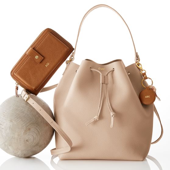 Daily Leather Bucket Bag Mark And Graham Daily Leather Bucket Bag