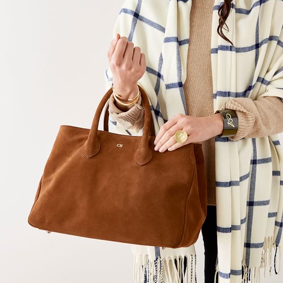 Elisabetta Handbag Suede Mark And Graham Elisabetta Handbag Suede