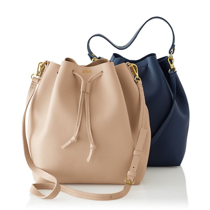 Daily Leather Bucket Bag Mark And Graham