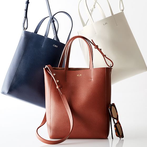 Italian Leather Crossbody Tote Mark And Graham Italian Leather Crossbody Tote