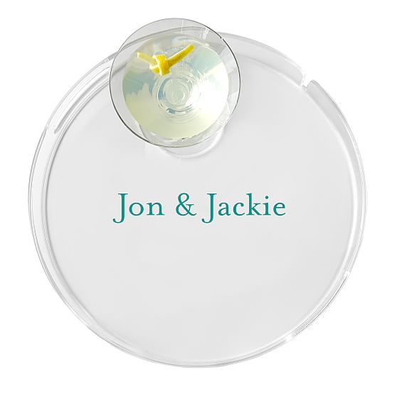 Graphic Round Acrylic Tray Mark and Graham