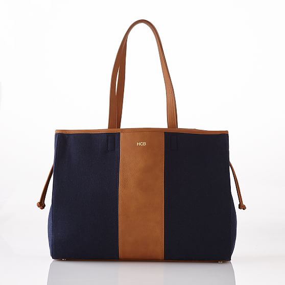 Boiled Wool Tote Mark And Graham Null