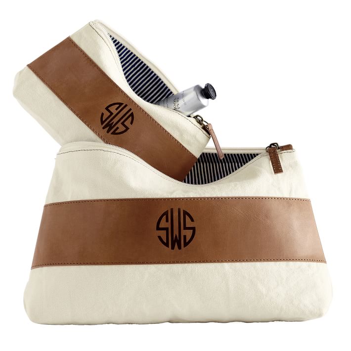 Canvas And Leather Cosmetics Cases Mark Graham