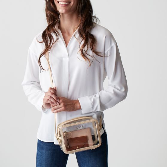 clear crossbody backpack