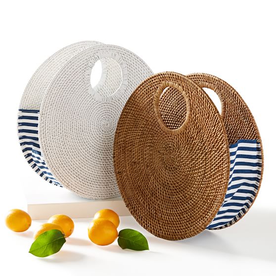 Circle Rattan Handbag Mark And Graham Circle Rattan Handbag