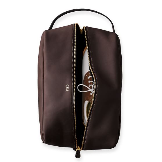Leather Travel Shoe Bag Mark And Graham Leather Travel Shoe Bag