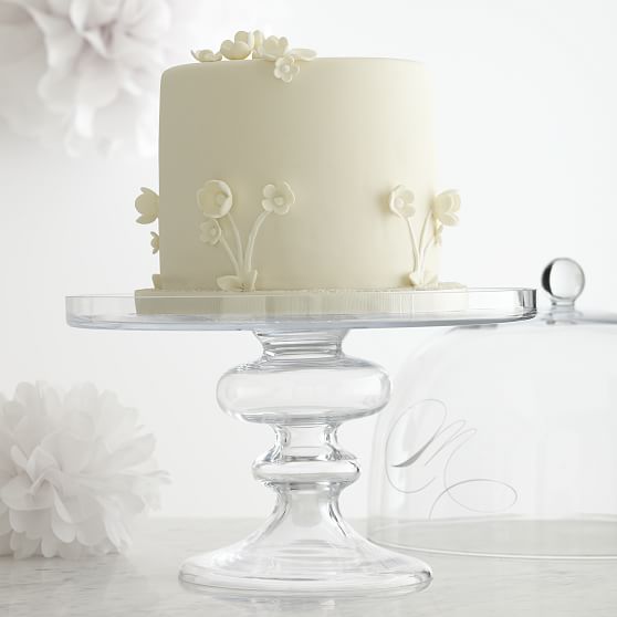 Large Glass Cake Stand Mark and Graham