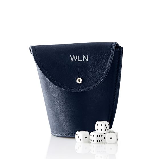 Leather Dice Holder Mark and Graham