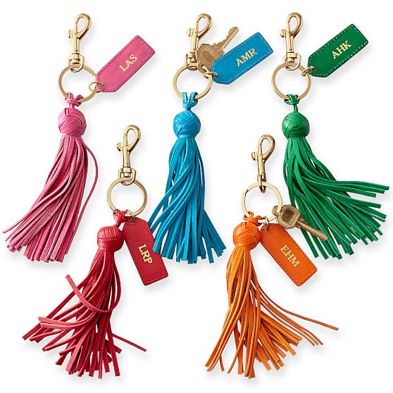 Leather Tassel Keychain Mark and Graham