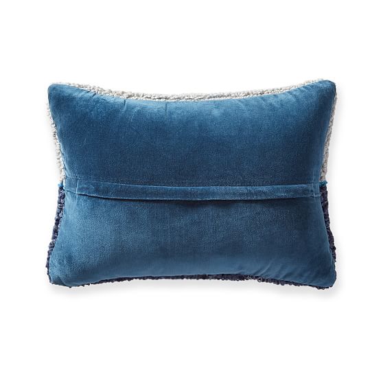 Hand Hooked Lumbar Pillow Mark and Graham