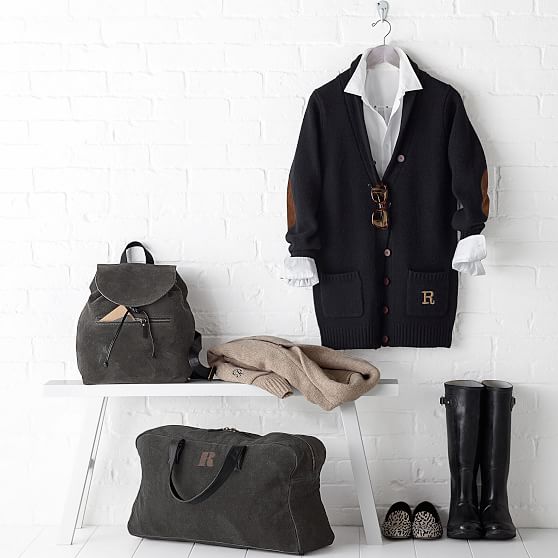 oversized cardigan with elbow patches for sale