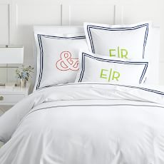 Monogrammed Duvet Covers Monogrammed Quilts Mark And Graham