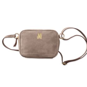 Build Your Convertible Belt Bag, Cashmere Grey, Suede