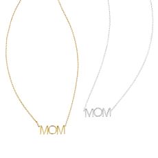 necklace that says mom