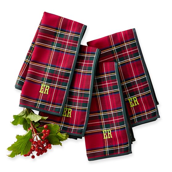 Tartan Plaid Dinner Napkins Set of 4 Mark and Graham