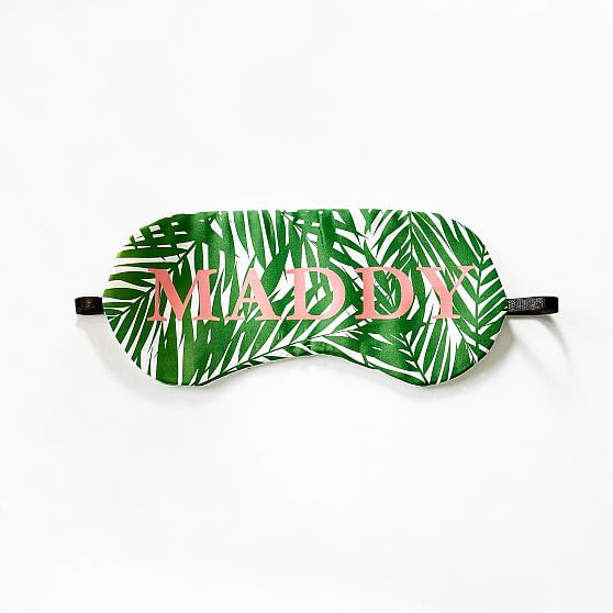 Personalized Palm Leaf Eye Mask Mark and Graham