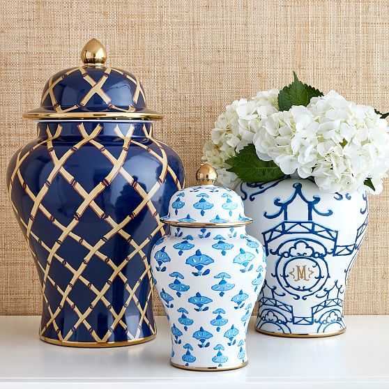 Mark & Graham x Dana Gibson Pagoda Ginger Jar, Medium